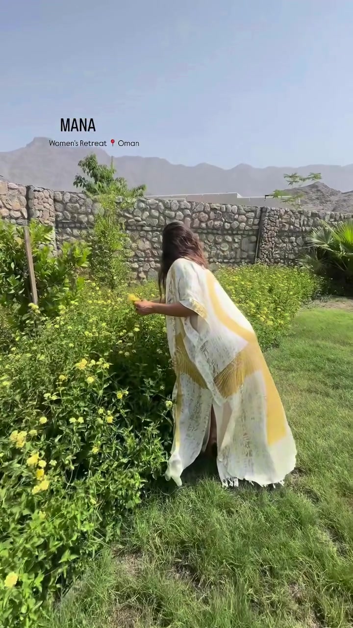 Devi Mana outdoors during a retreat